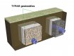 TYPAR geotextiles act as a separation filter between different sizes of stone, allowing water through