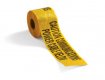 Detectable tape includes traceable stainless steel wires for detection